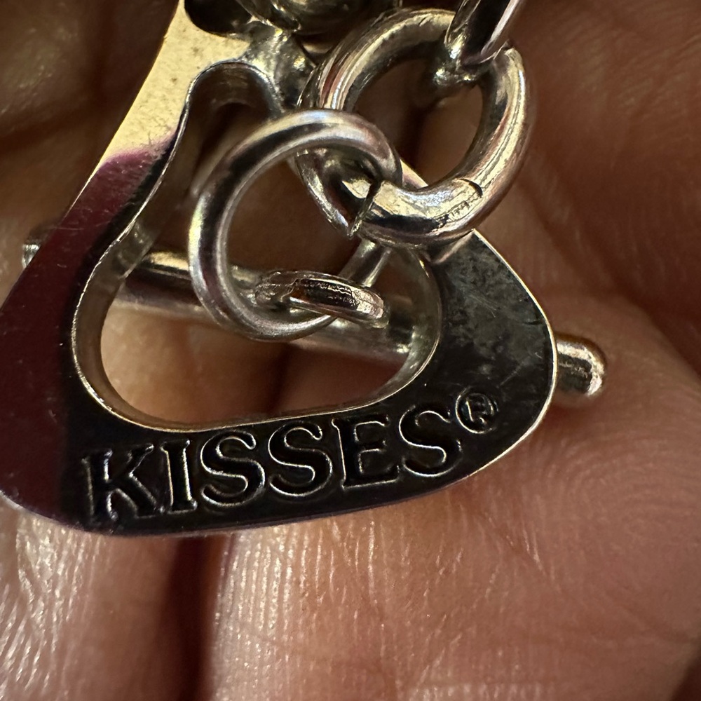 Hershey Silver Tone Toggle Bracelet - image 3